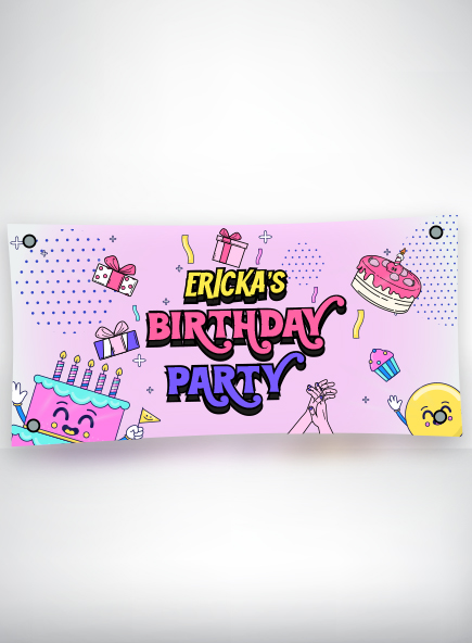 Ericka's Birthday Party Banner — LA DISTRO