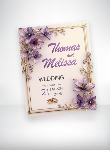 Thomas & Melissa Wedding Invitation — LA DISTRO